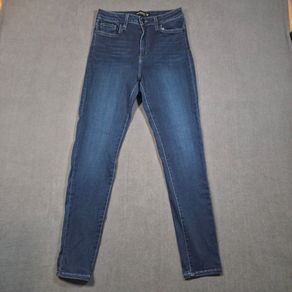 Just Black Denim Skinny Jeans Womens 29 Dark Blue High Rise Stretch BP258J USA